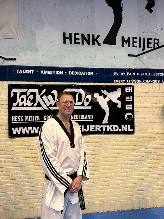 Henk Nienhuis - taekwondo Henk Meijer Groningen